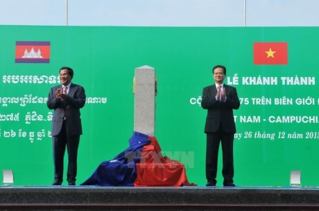 Border demarcation between Cambodia and Thailand, Laos, and Vietnam near completion - ảnh 1